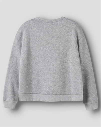 Name It - NKFNillina Bru Sweatshirt - Grey Melange 